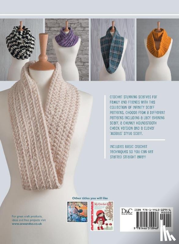 Anchor, Book - Crochet Infinity Scarves