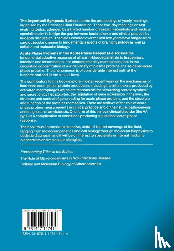  - Acute Phase Proteins in the Acute Phase Response