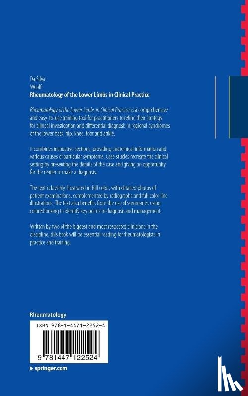 Jose Antonio Pereira da Silva, Anthony Woolf - Rheumatology of the Lower Limbs in Clinical Practice