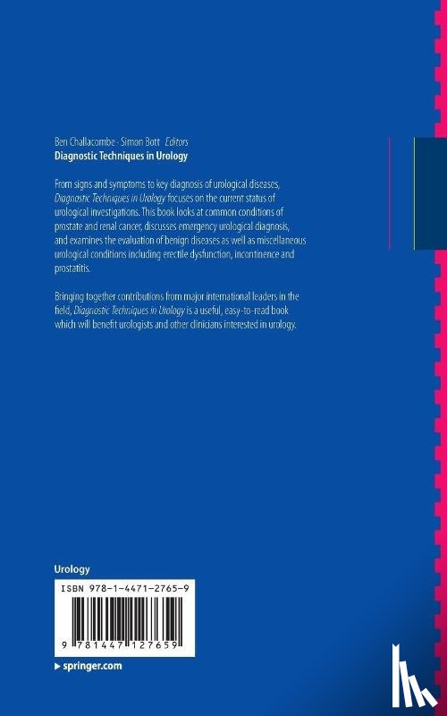  - Diagnostic Techniques in Urology