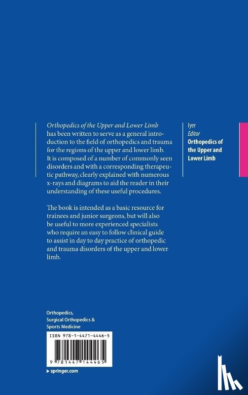 K. Mohan Iyer - Orthopedics of the Upper and Lower Limb