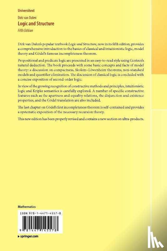 van Dalen, Dirk - Logic and Structure