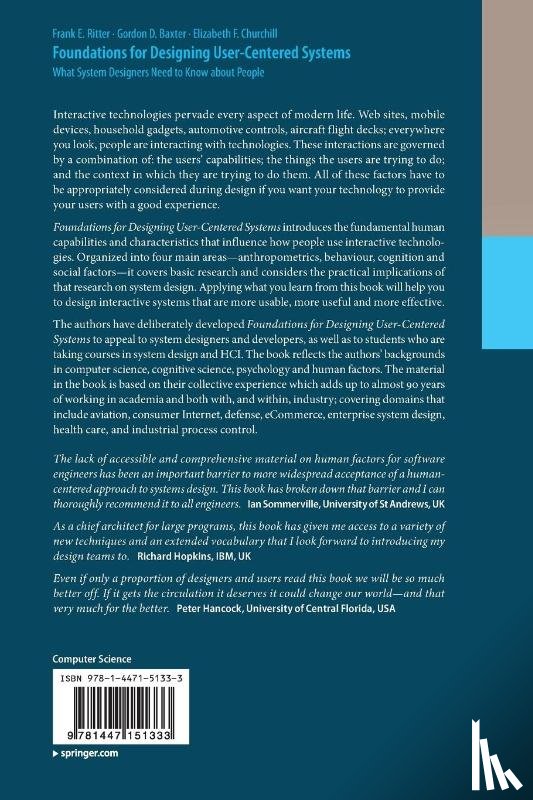Ritter, Frank E., Baxter, Gordon D., Churchill, Elizabeth F. - Foundations for Designing User-Centered Systems