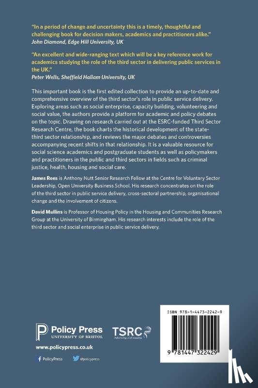  - The Third Sector Delivering Public Services