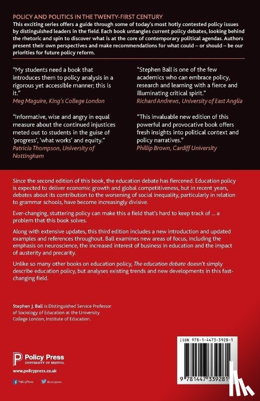 Ball, Stephen J. (School of Educational Foundations and Policy Studies - The Education Debate