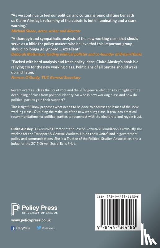 Ainsley, Claire (Executive Director at the Joseph Rowntree Foundation) - The New Working Class