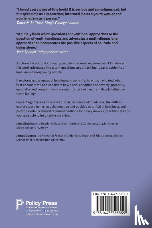 Batsleer, Janet (Manchester Metropolitan University), Duggan, James (Manchester Metropolitan University) - Young and Lonely