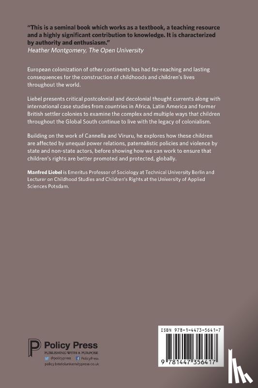 Liebel, Manfred - Decolonizing Childhoods