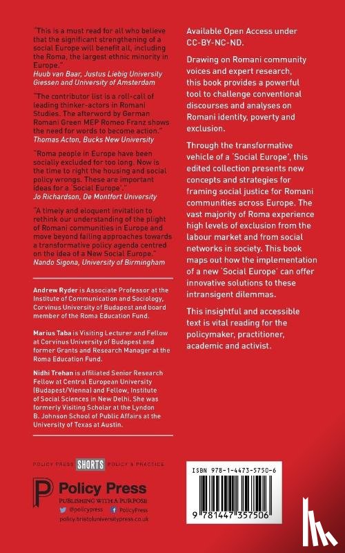  - Romani Communities and Transformative Change