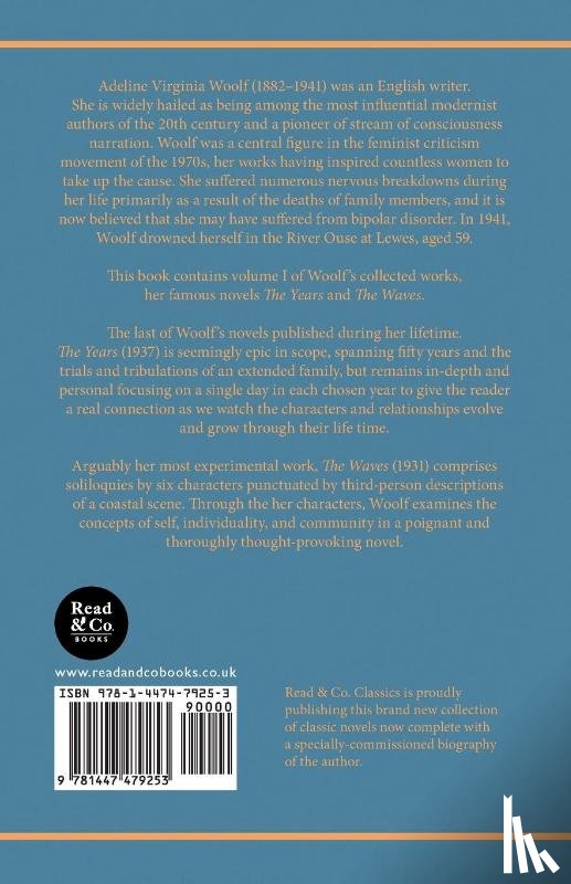 Woolf, Virginia - The Collected Novels of Virginia Woolf - Volume I - The Years, The Waves