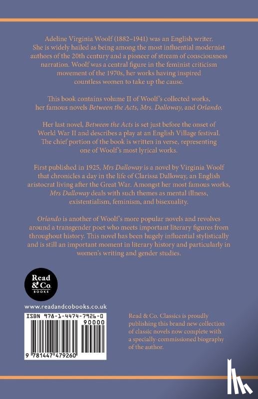 Woolf, Virginia - The Collected Novels of Virginia Woolf - Volume II - Between the Acts, Mrs Dalloway, Orlando