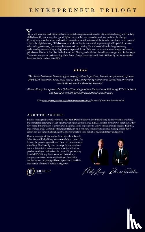 Klang, Philip, Sahlström, Dennis - The Crypto Entrepreneur