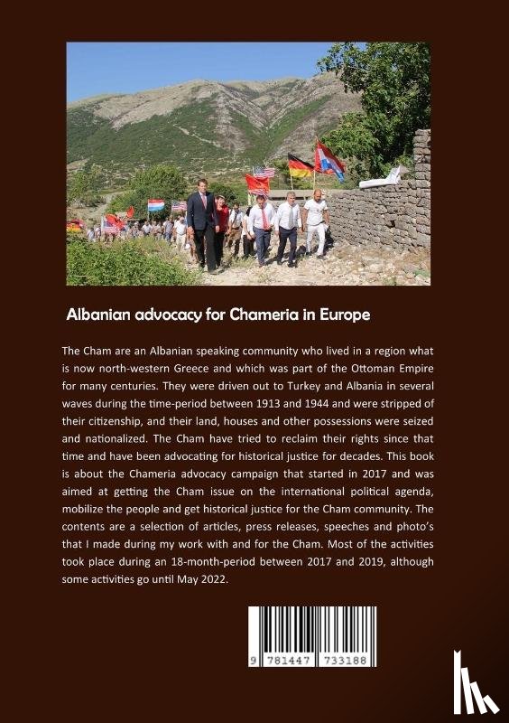 Zandberg, Jeroen - Albanian advocacy for Chameria in Europe