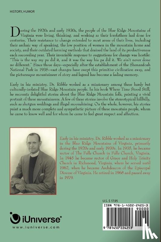 The Reverend Watkins Leigh Ribble, D D - Where Time Stood Still