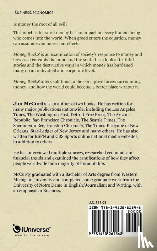 McCurdy, Jim - Money $uck$