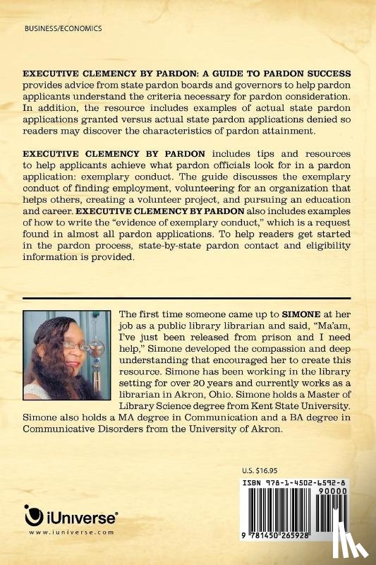 Richardson, Simone R - Executive Clemency by Pardon