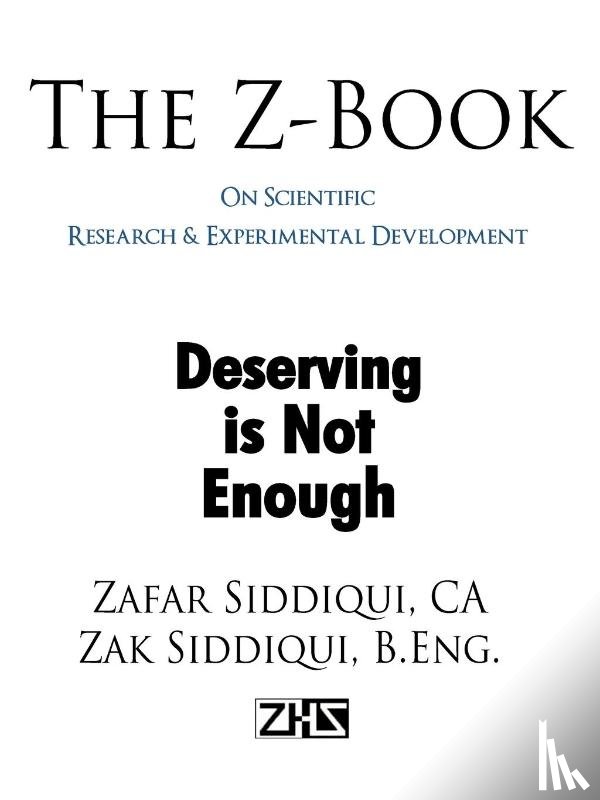 Siddiqui Ca, Zafar, Siddiqui B Eng, Zak - The Z-Book On Scientific Research & Experimental Development