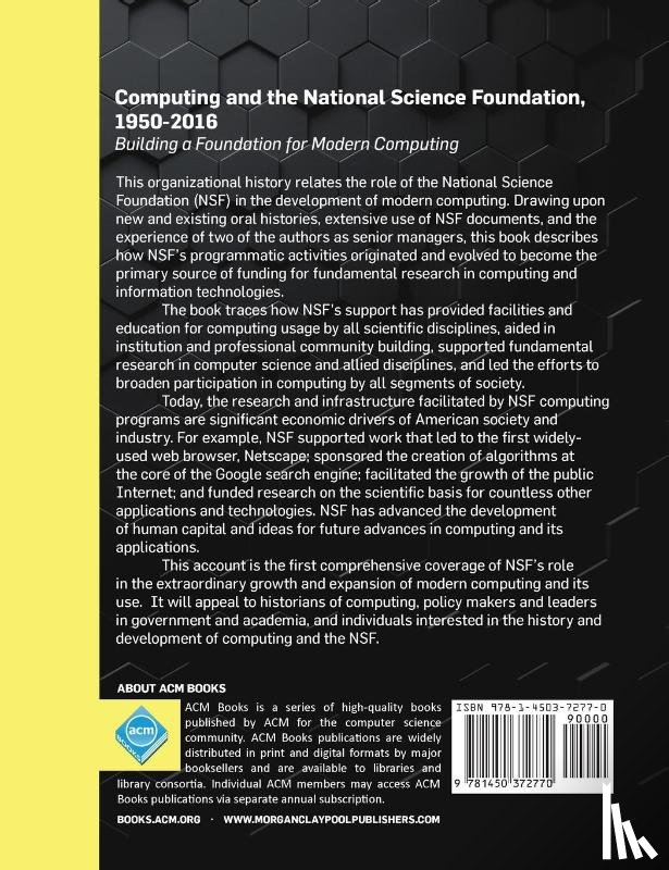 Freeman, Peter A., Adrion, W. Richards, Aspray, William - Computing and the National Science Foundation, 1950-2016