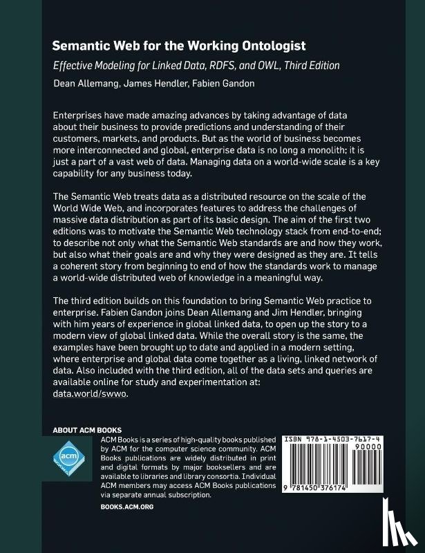 Hendler, James, Gandon, Fabien, Allemang, Dean - Semantic Web for the Working Ontologist