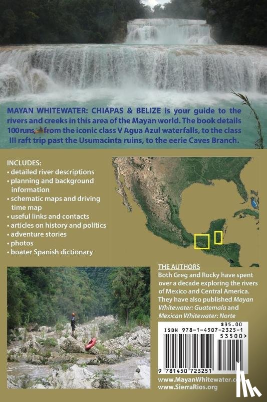 Schwendinger, Greg, Contos, James Rocky - Mayan Whitewater Chiapas & Belize, 2nd Edition