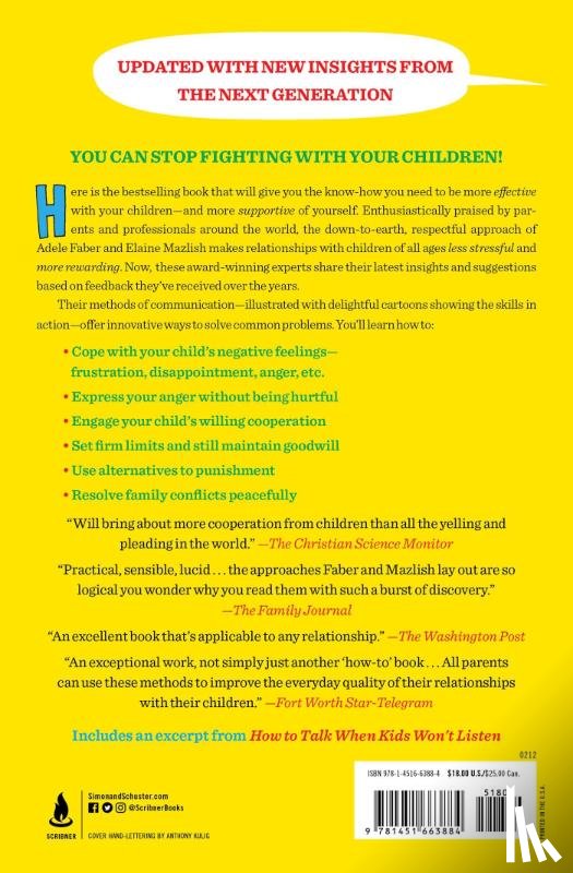 Faber, Adele, Mazlish, Elaine - How to Talk So Kids Will Listen en Listen So Kids Will Talk