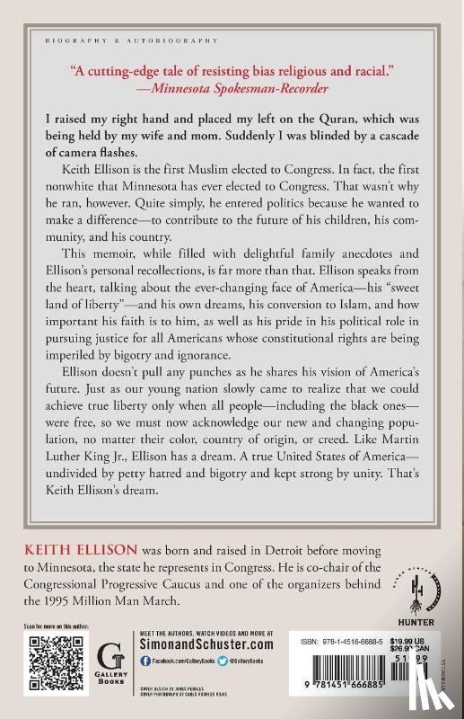 Ellison, Keith - My Country, 'Tis of Thee: My Faith, My Family, Our Future