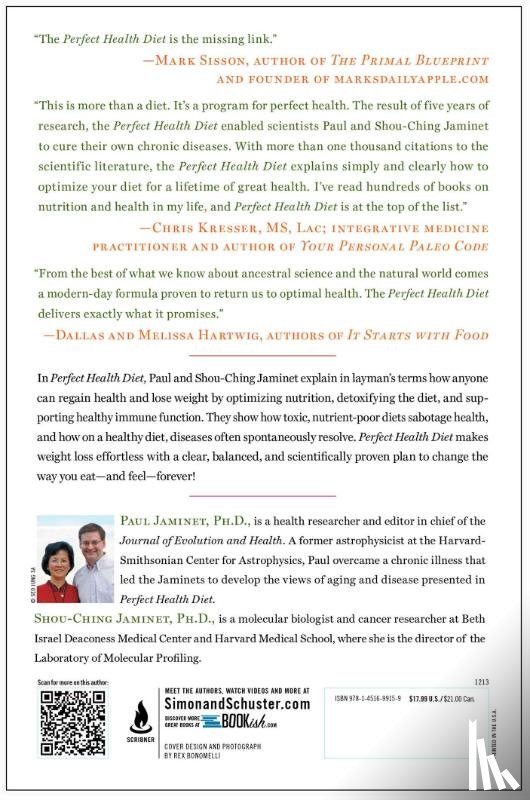 Jaminet, Paul, Jaminet, Shou-Ching - Perfect Health Diet