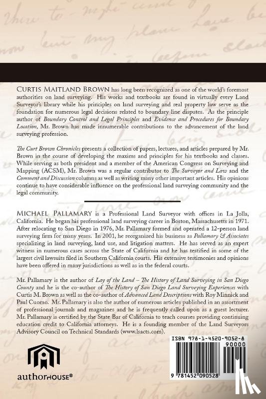 Pallamary PLS, Michael J. - The Curt Brown Chronicles
