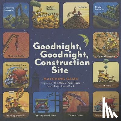 Rinker, Sherri Duskey - Goodnight, Goodnight, Construction Site Matching Game: (Matching Games for 2-4 Year Olds, Matching Games for Kids, Memory Matching Games)