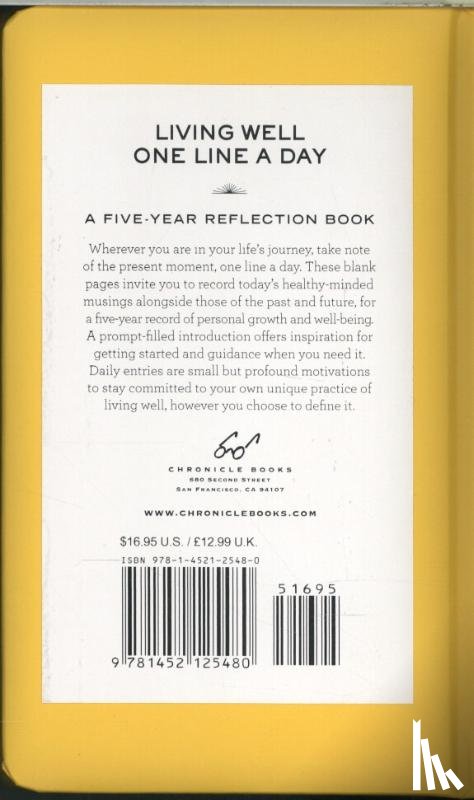 Chronicle Books - Living Well One Line a Day
