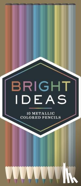 Chronicle Books - Bright Ideas Metallic Colored Pencils