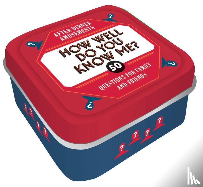 Chronicle Books - After Dinner Amusements: How Well Do You Know Me?: 50 Questions for Family and Friends (Dinner Party Gifts, Games for Adults, Games for Dinner Parties