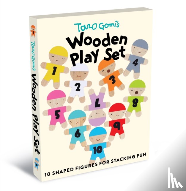 Gomi, Taro - Taro Gomi's Wooden Play Set: 10 Shaped Figures for Stacking Fun
