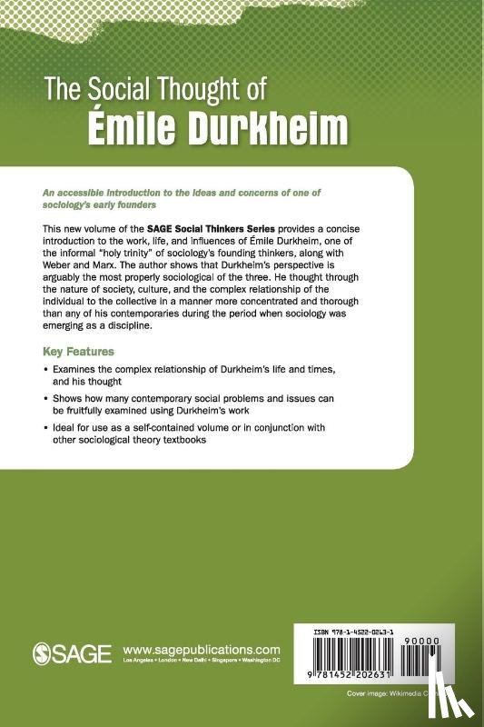 Riley, Alexander T. - The Social Thought of Emile Durkheim