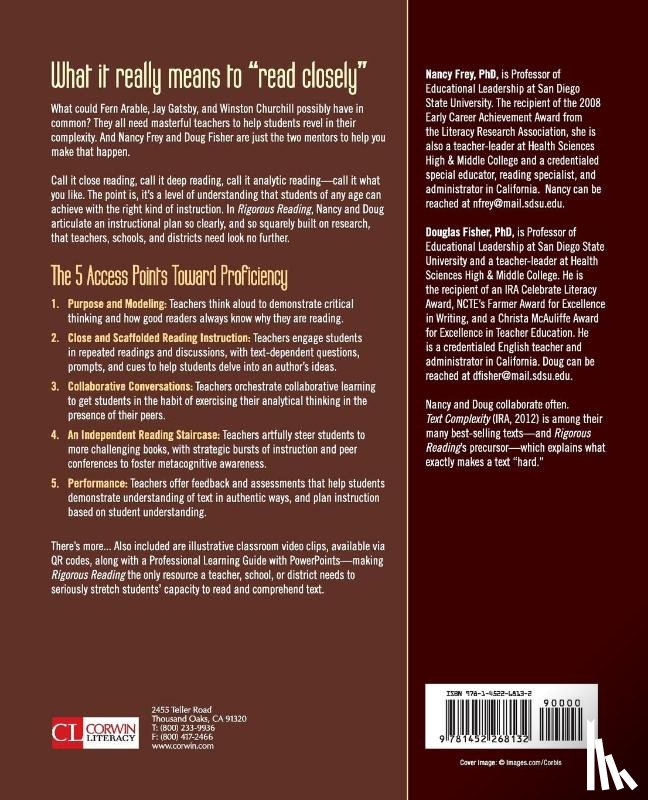 Frey, Nancy, Fisher, Douglas - Rigorous Reading