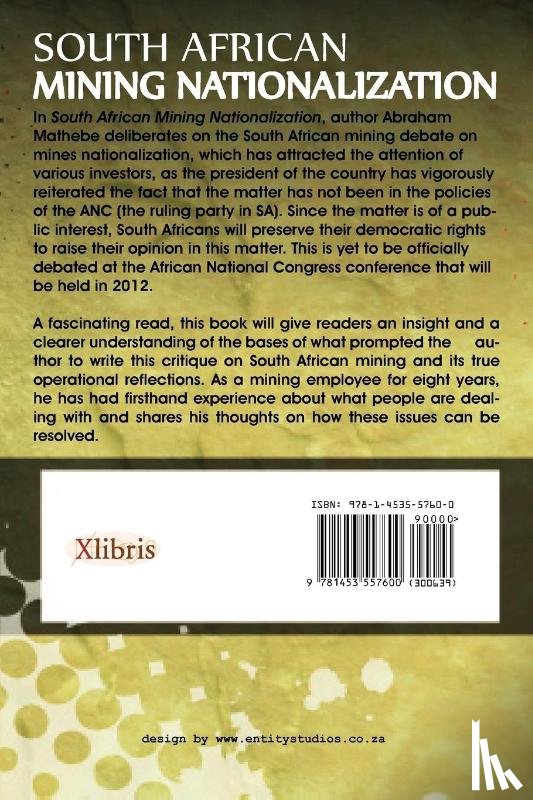 Mathebe, Abraham - South African Mining Nationalization