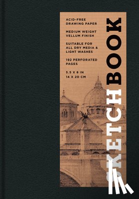 Union Square & Co - Sketchbook 5.5 X 8 Black Hardcover Mixed Media Sketchbook for Drawing: Acid-Free Quality Paper (128 Pages)