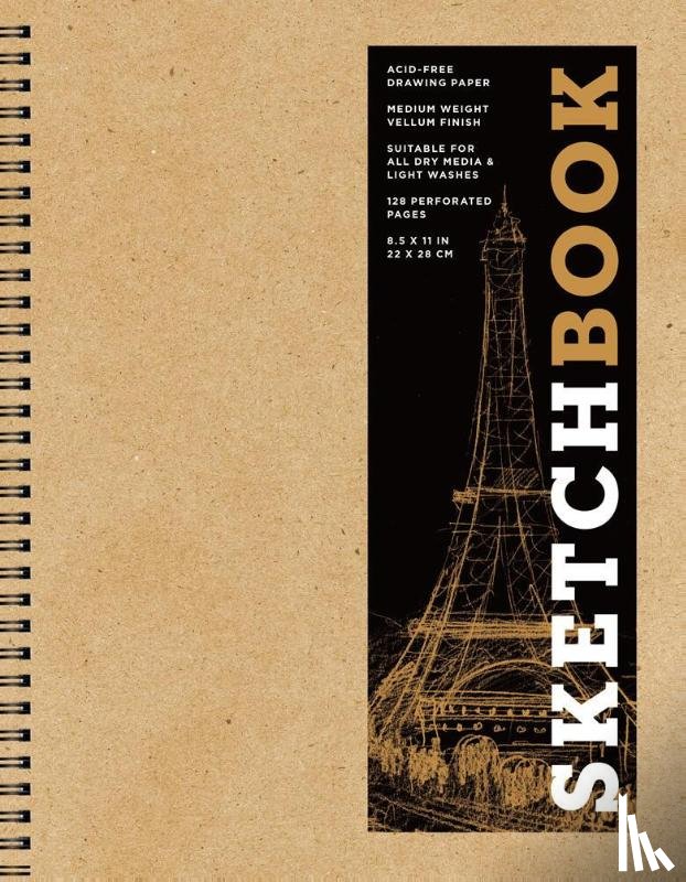 Union Square & Co. - Sketchbook (basic large spiral Kraft)