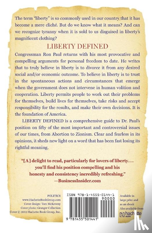 Paul, Ron - Liberty Defined