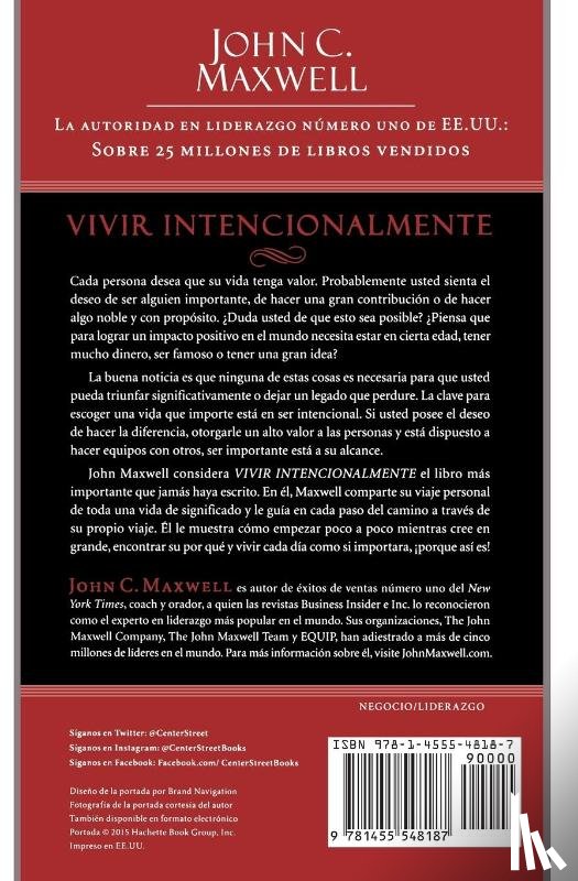 Maxwell, John C - Vivir Intencionalmente