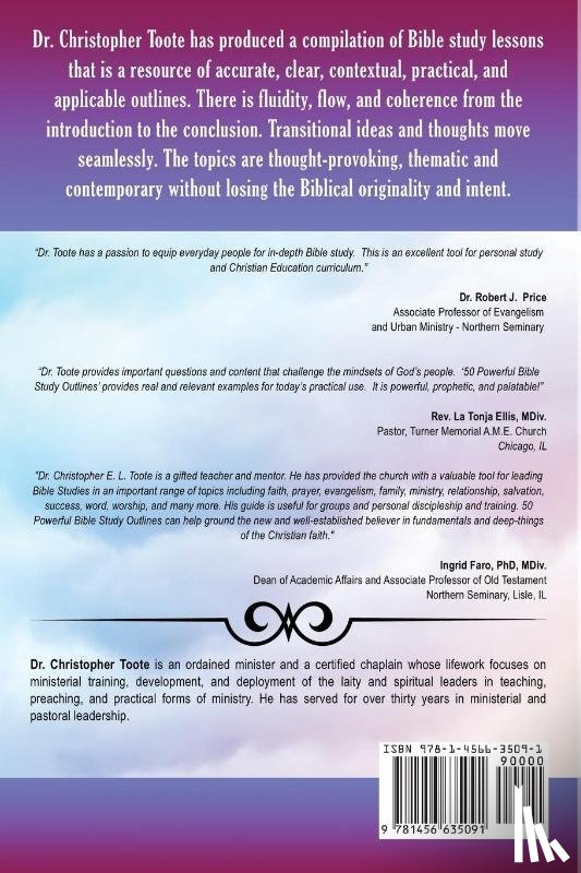 Toote, D Min - 50 Powerful Bible Study Outlines, Vol. 1