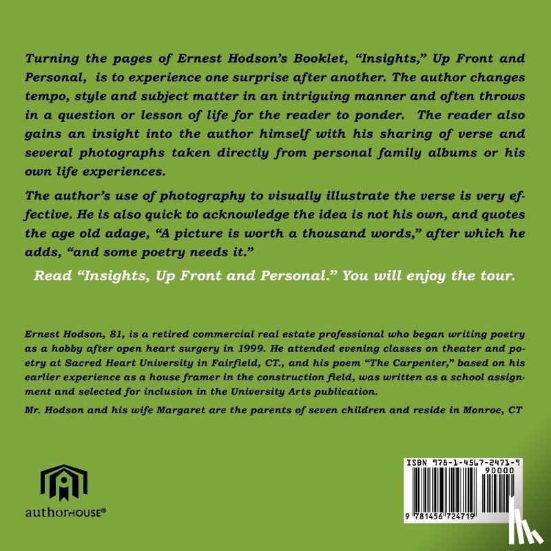 Hodson, Ernest - Insights