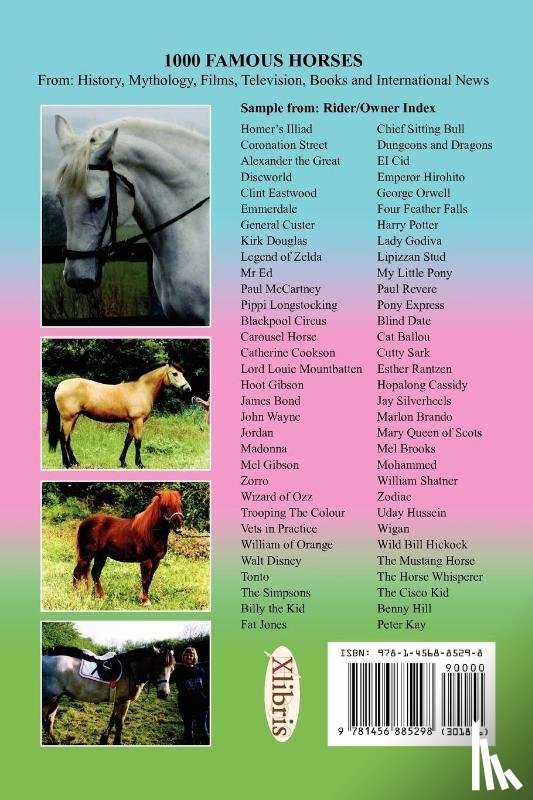 Glover, Fjh - 1000 Famous Horses Fact & Fictional Throughout the Ages