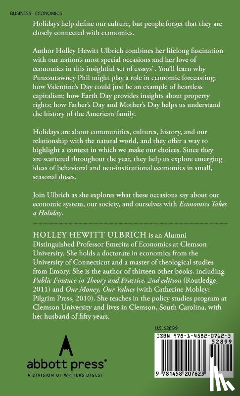 Ulbrich, Holley Hewitt - Economics Takes a Holiday