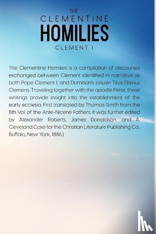  - The Clementine Homilies
