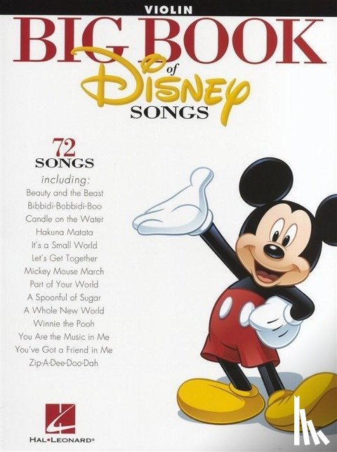 Hal Leonard Publishing Corporation - The Big Book of Disney Songs