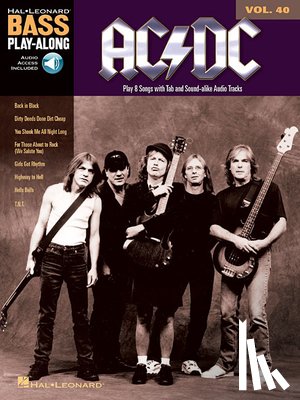 Ac/Dc - AC/DC Bass Play-Along Volume 40 Book/Online Audio