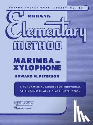Peterson, Howard M. - Rubank Elementary Method - Marimba or Xylophone
