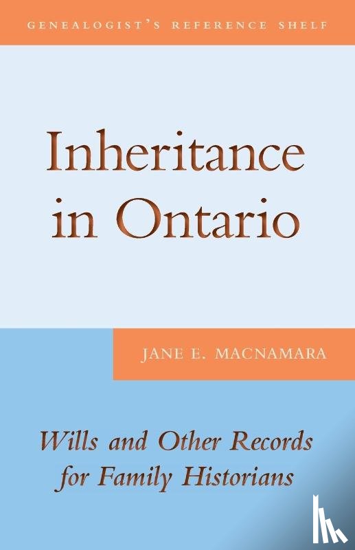 MacNamara, Jane E. - Inheritance in Ontario