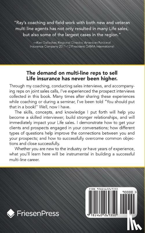 Vendetti, Ray - Cracking the Code to Life Insurance Sales for the Multi Line Agent